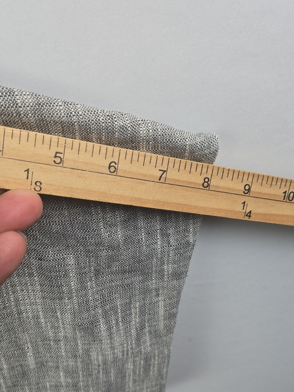 EILEEN FISHER Gray Woven Short Sleeve Cotton & Linen Boxy Layering Jacket Sz M - Picture 7 of 10